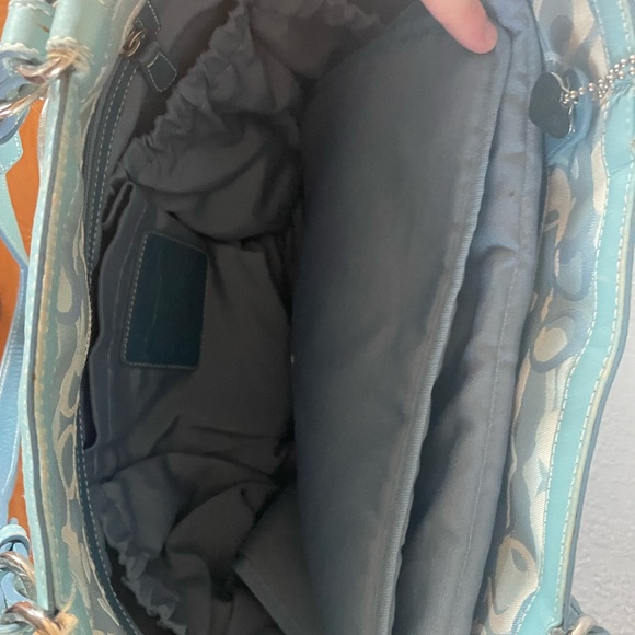 Coach Diaper Bag in Blue - Picture 7 of 9